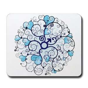  Mousepad (Mouse Pad) Male Love Peace Symbol Everything 