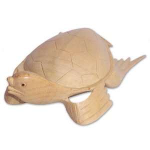  Wood statuette, Baby Turtle