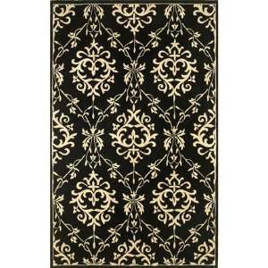  KAS Oriental Rugs CHT3623 Chateau Ivory and Black Oriental 
