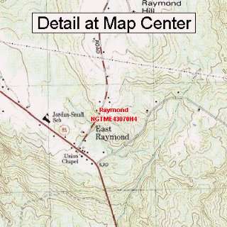   Quadrangle Map   Raymond, Maine (Folded/Waterproof)