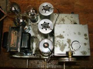 1931 KENNEDY CORONET Model 42 TOMBSTONE WOOD TABLE RADIO  