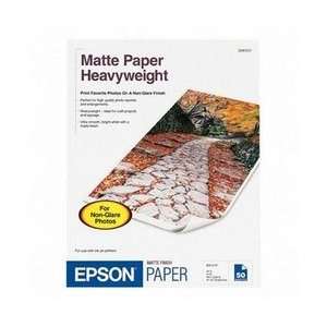  Epson Matte Paper, Heavyweight, Letter Size