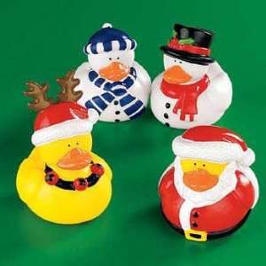  Holiday Rubber Duckies (Set of 4) Automotive