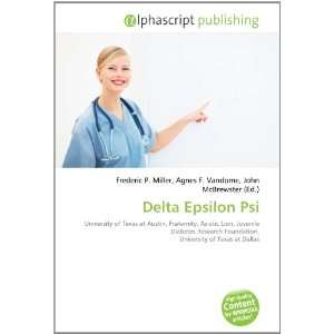  Delta Epsilon Psi (9786133832855) Books