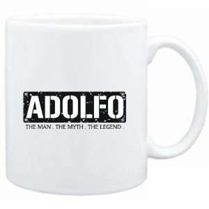  Mug White  Adolfo  THE MAN   THE MYTH   THE LEGEND 