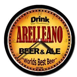  ARELLEANO beer and ale wall clock 
