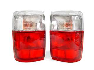 1990 1995 TOYOTA 4RUNNER EURO RED/CLEAR TAIL LIGHTS SR5  