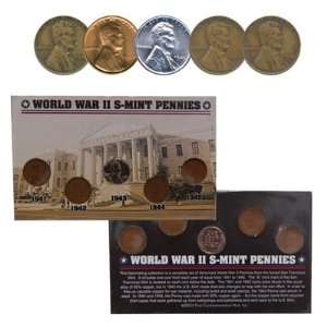  World War II S Mint Pennies 