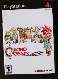 Chrono Trigger PS1 Custom Collectable Case *NO GAME*  