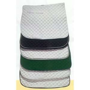  Quilted Dressage pad White/Black Piping [Misc.] [Misc 