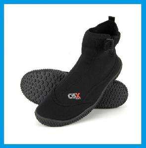 Black Wetsuit Water Aqua Surf Velcro Boots 16 sizes  