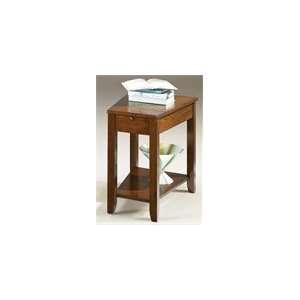  Hammary Dark Oak Chairside Table with Drawer