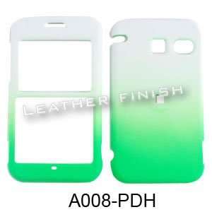   SCP2700 RUBBERIZED TWO COLOR WHITE GREEN Cell Phones & Accessories