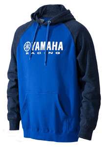 Yamaha Racing Ergo Hooded Sweatshirt Hoody Jacket Blue Navy NEW   ALL 