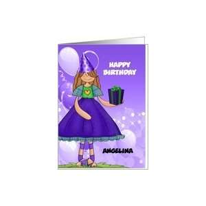  Personalized Kids Birthday for a Girl Card Toys & Games