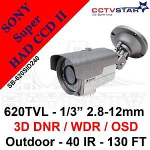 CCTVSTAR SB 620SID240 620TVL 1/3 2.8 12mm Varifocal Sony 