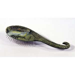  Wholesale Pack Handpainted Green Alligator Hair Brush (Set 