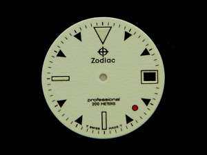 Original Vintage ZODIAC Professional Watch Dial Mens  