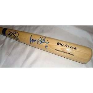 Danny Valencia Autographed Bat   F S * * W COA   Autographed MLB Bats