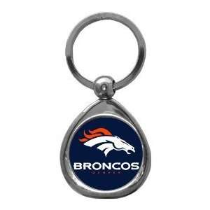  Denver Broncos High Polish Chrome Key Tag Sports 