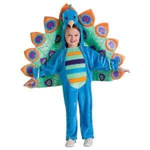    Deluxe Baby and Toddler Peacock Costume   0 6 months Toys & Games