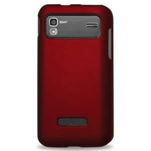  Samsung Captivate Glide I927 Red Rubberized Feel Cover 