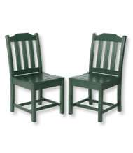 All Weather Armless Dining Chair, Set of 2