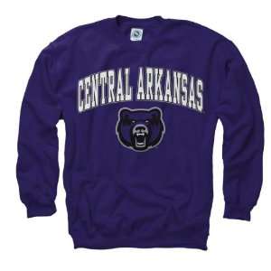  Central Arkansas Bears Purple Perennial II Crewneck 