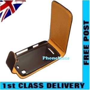 NEW FOR BLACKBERRY CURVE 9360 FLIP LEATHER POUCH COVER MOBILE PHONE 