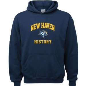  New Haven Chargers Navy Youth History Arch Hooded 
