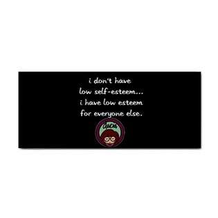 Carsons Collectibles Hand Towel of Daria Low Self Esteem Phrase at 