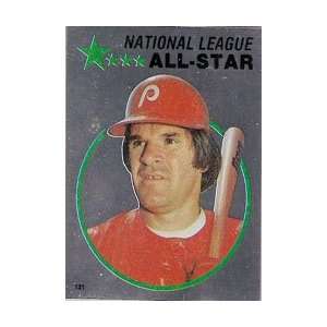  1982 Topps Stickers #121 Pete Rose FOIL