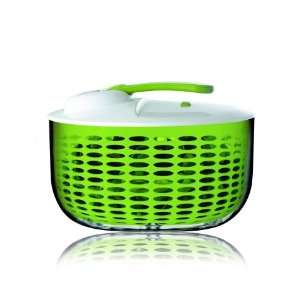 Zyliss Easy Spin 4-6 Serving Salad Spinner - Green – Wrapables