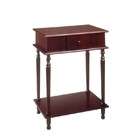 ORE Rectangular Side Table with Classic Design in Cherry Finish
