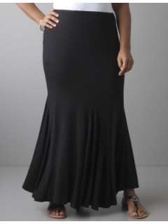 LANE BRYANT   Flared maxi skirt by Seven7  