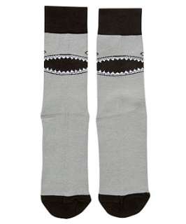 Grey (Grey) Shark Print Socks  248155804  New Look