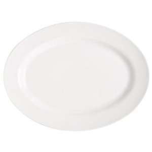 Milano II Oval Platter, White, 21 x 15  Industrial 