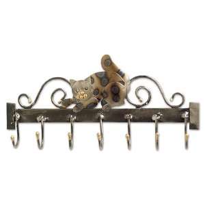  Iron key rack, Calico Kitty