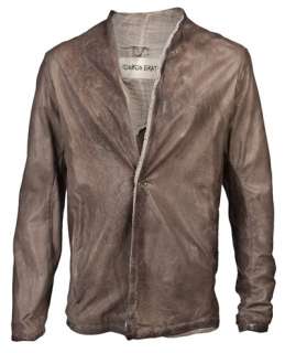 Giorgio Brato Dyed Leather Jacket   Traffic Men   farfetch 