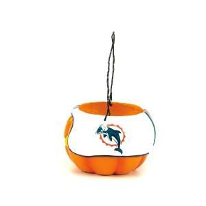  Pack of 4 NFL Miami Dolphins Halloween Pumpkin Buckets 