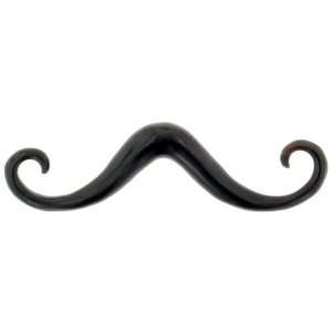  Horn Septum Mustache 0g Metal Mafia Jewelry