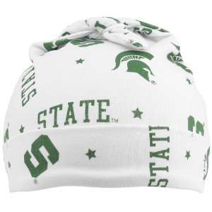  New Era Michigan State Spartans Infant White Knit Baby 