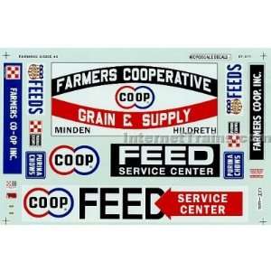   Commercial Decal Set   Farm Community Signs 1960+  Toys & Games