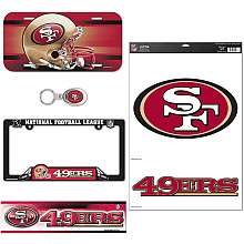 49ers Car Accessories   Buy 49ers Car Decals, Car Magnets, Mats, Flags 