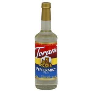 Torani Coffee Syrup, Peppermint 25.3500 Z (Pack of 12)  