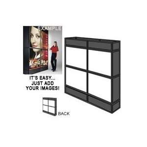  4 Box Lightwall Display Double Sided Light Boxes 