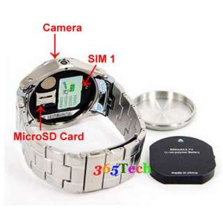 Unlocked Quad Band Wrist Watch Mobile Cell Phone touch screen camera 
