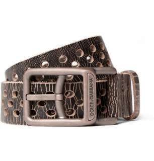  Accessories  Belts  Leather belts  Distressed 