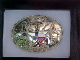 Texas Cowboy Limited Edition Trophy Buckle  