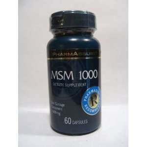  MSM 1000, Dietary Supplement, 60 capsules Health 